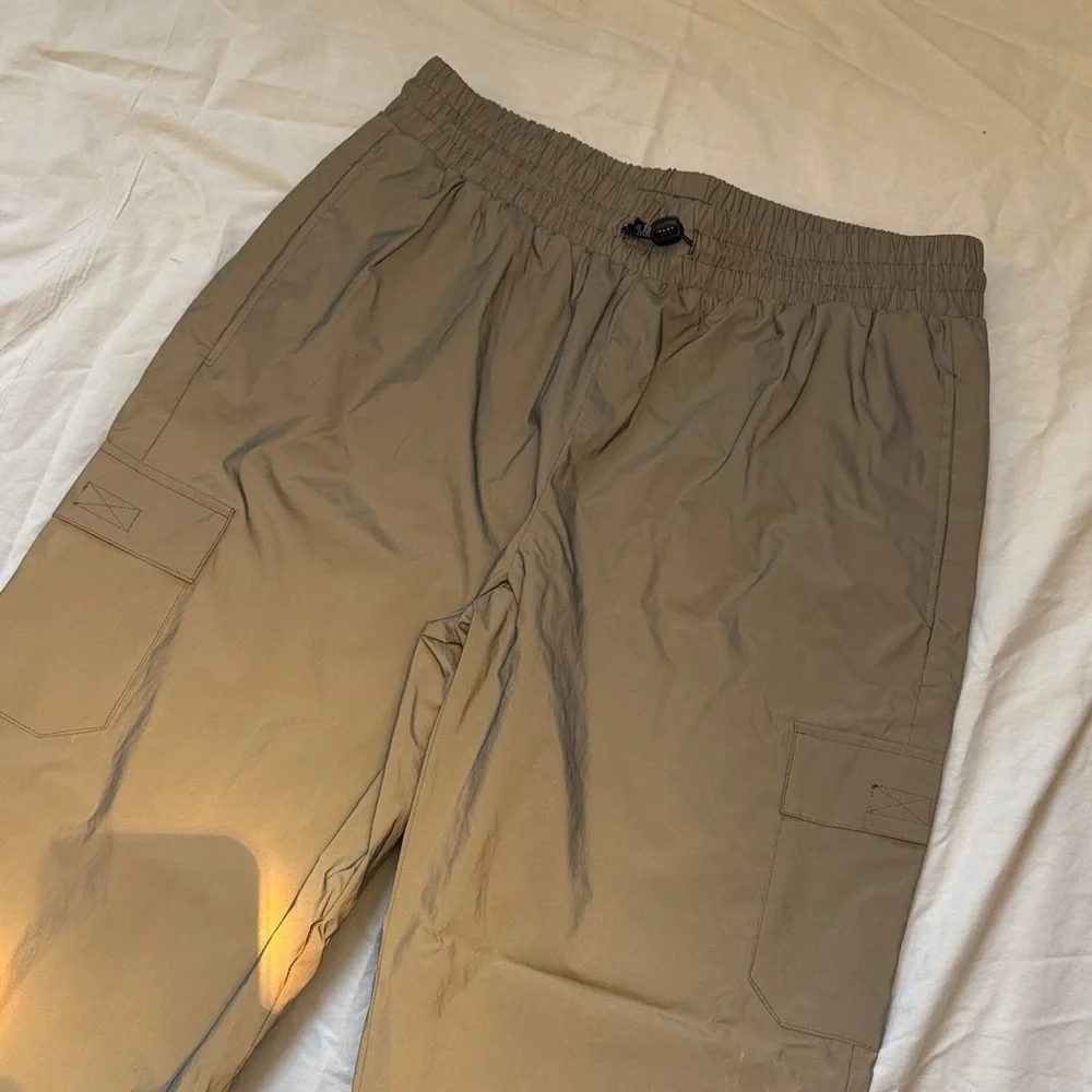 Forever 21 gray reflective Cargo Pants
